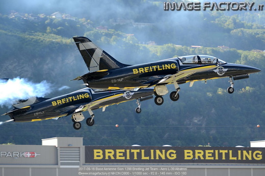 2017-09-16 Base Aerienne Sion 1298 Breitling Jet Team - Aero L-39 Albatros
